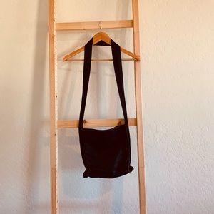 J Crew Black Crossbody Bag Genuine Leather